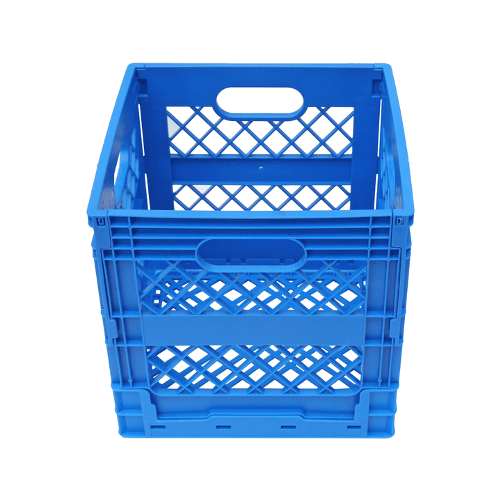 collapsible milk crate for bike