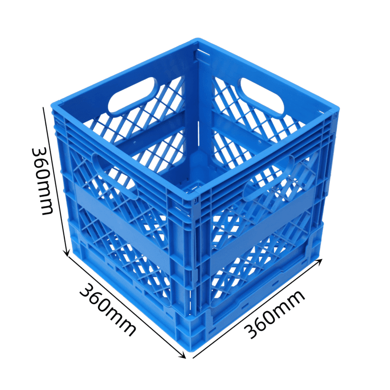 collapsible milk crate