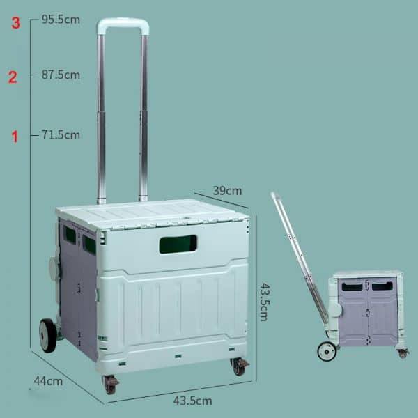 rolling crate with handle