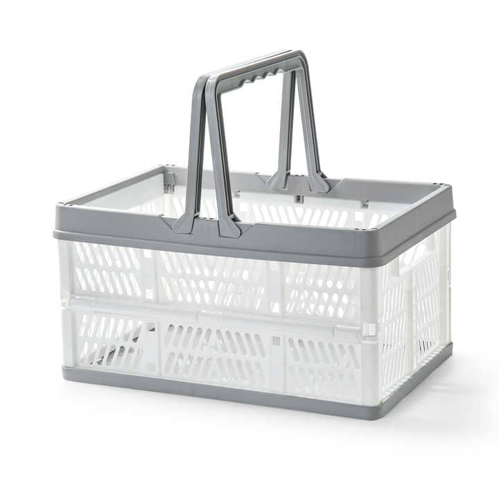 plastic folding storage baskets